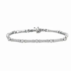 DIAMOND BRACELET 14K GOLD (1.5 CTW) 1