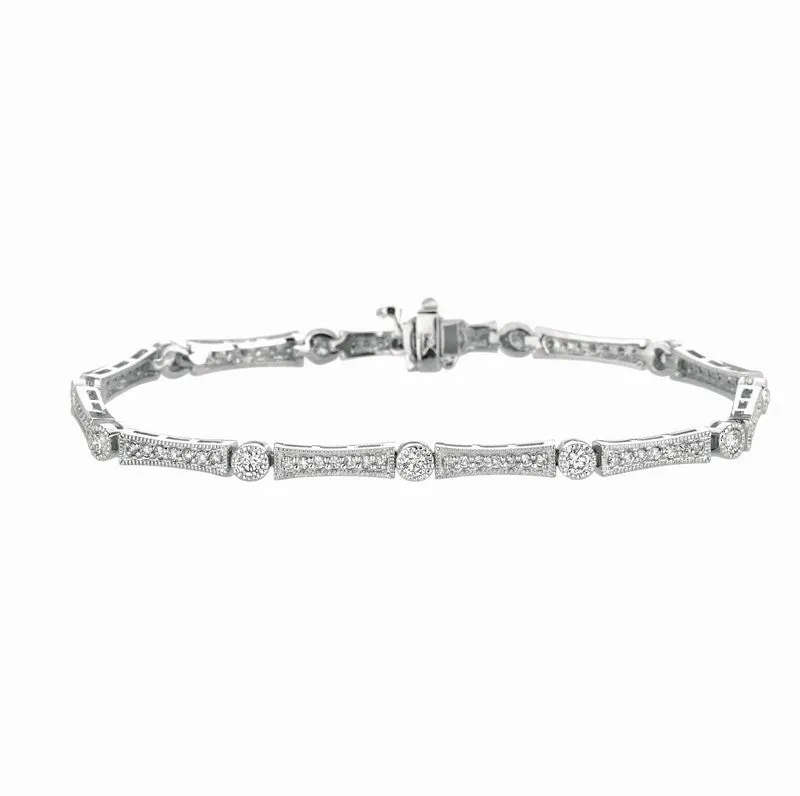 DIAMOND BRACELET 14K GOLD (1.5 CTW) 1