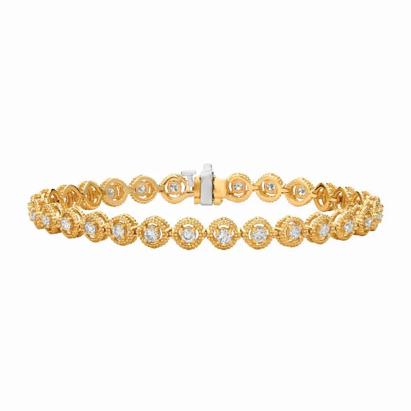 DIAMOND BRACELET 14K GOLD (2.03 CTW)