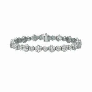 DIAMOND BRACELET 14K GOLD (6.01 CTW)
