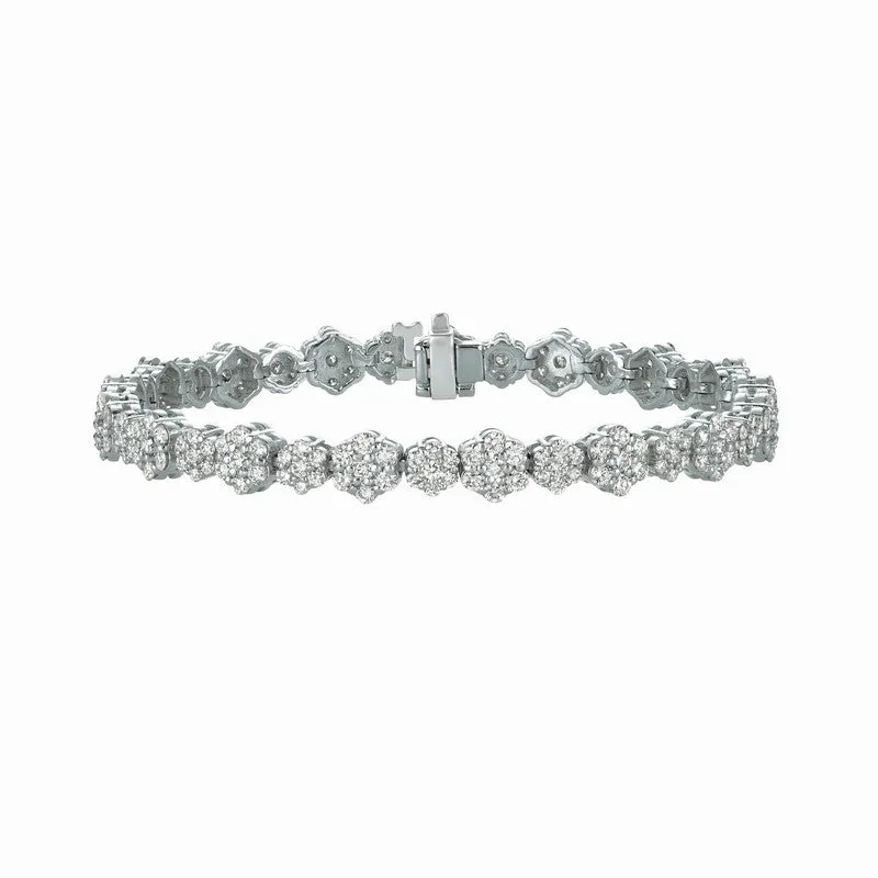 DIAMOND BRACELET 14K GOLD (6.01 CTW)