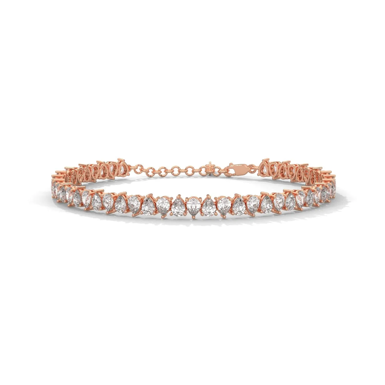 Diamond Pear Bracelet