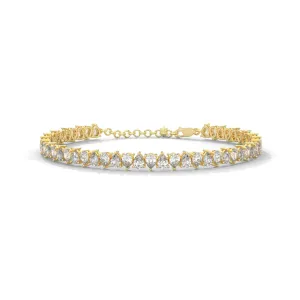 Diamond Pear Bracelet