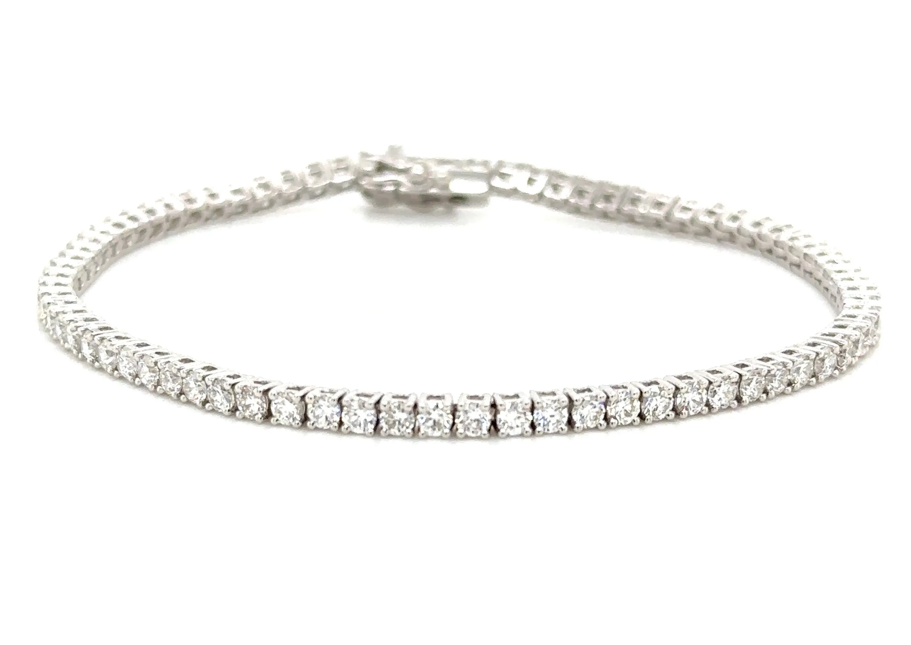 Diamond Riviera Line Tennis Bracelet 3.00CT T.W.