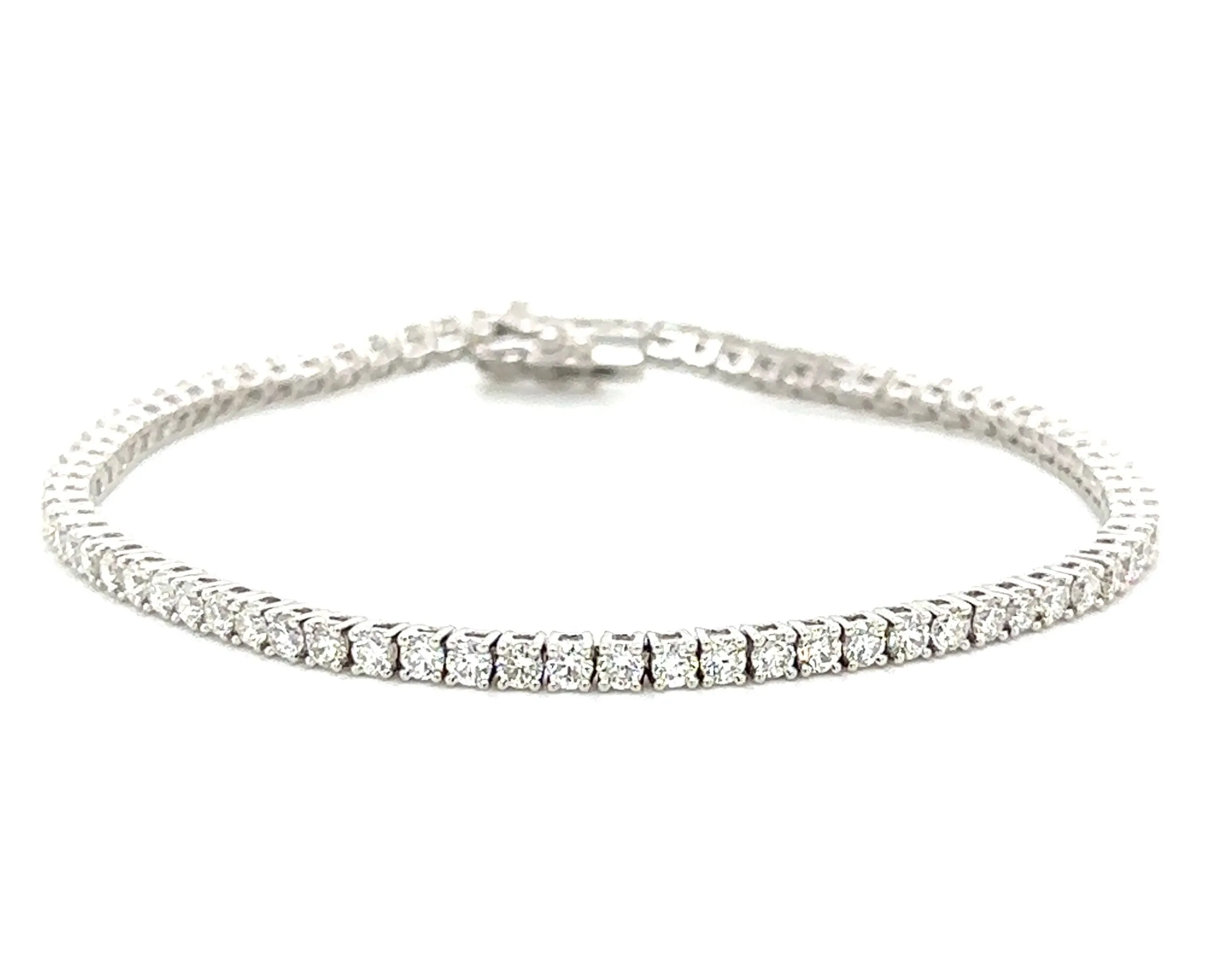 Diamond Riviera Line Tennis Bracelet 3.00CT T.W.