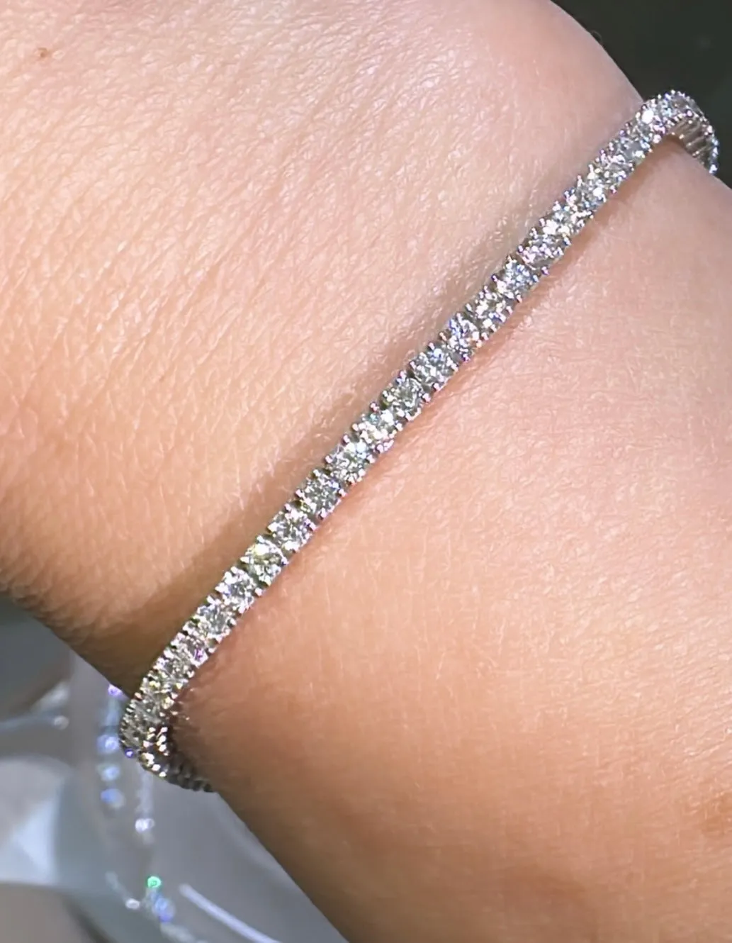 Diamond Riviera Line Tennis Bracelet 3.00CT T.W.