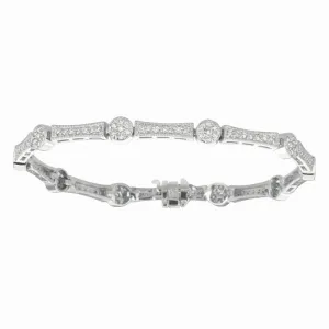 DIAMOND ROUND BRACELET 14K GOLD (1.33 CTW)