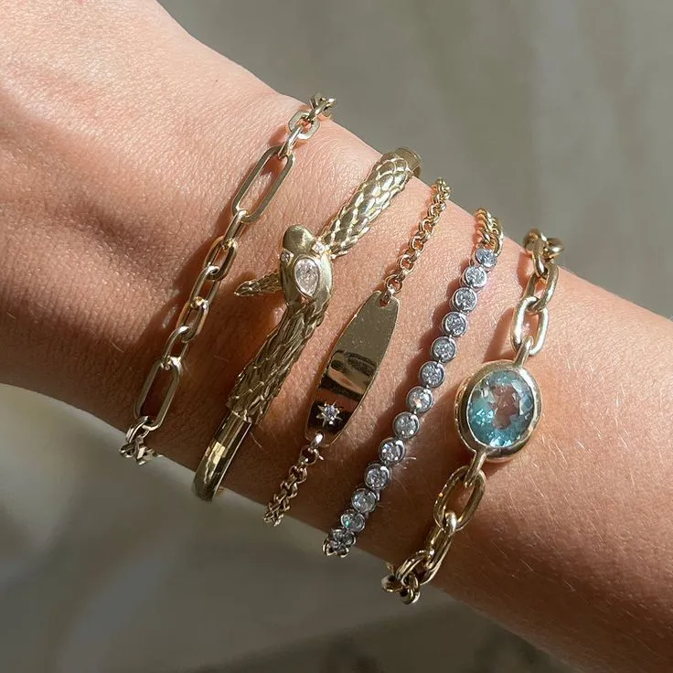 Diamond Snake Bracelet
