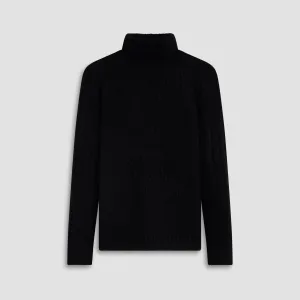 Diamond Stitch Turtleneck Sweater