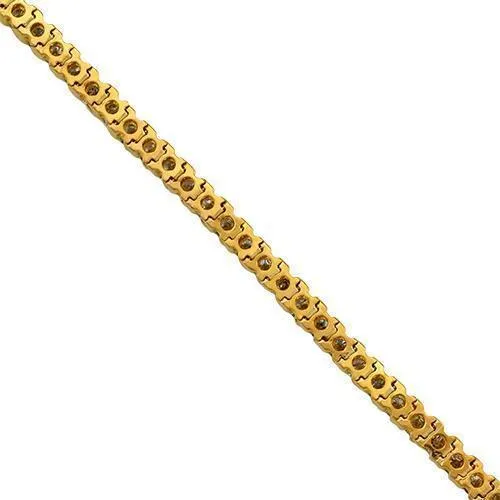 Diamond Tennis Bracelet in 14k Yellow Gold 7.77 Ctw