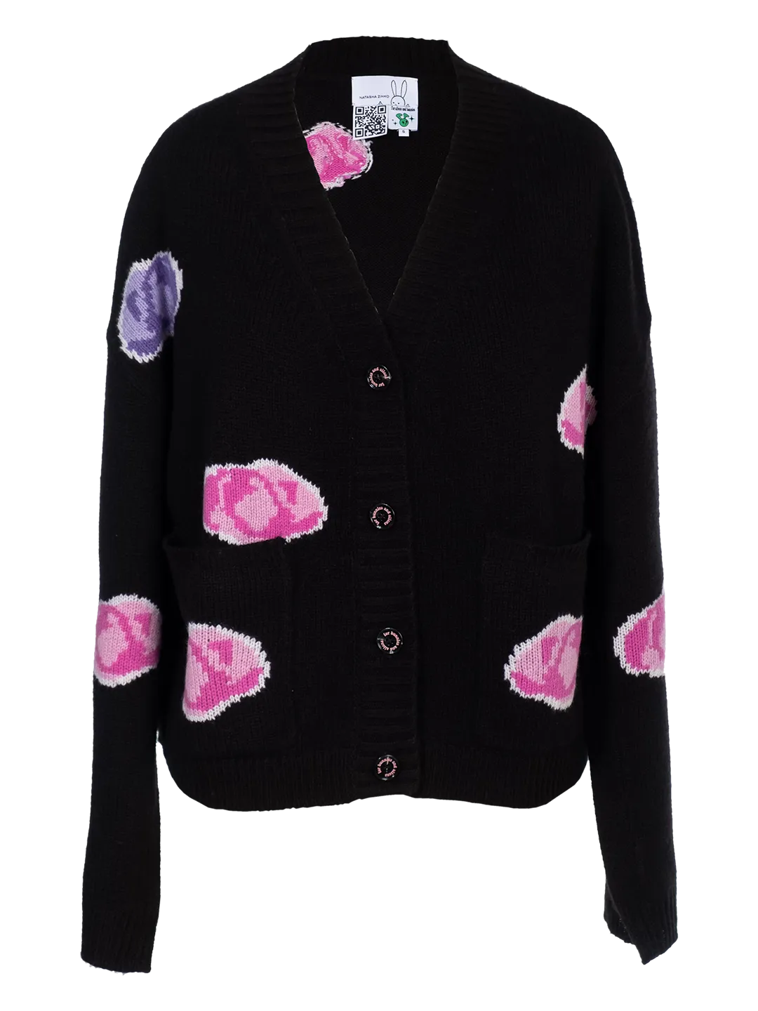 Digital Roses Cardigan