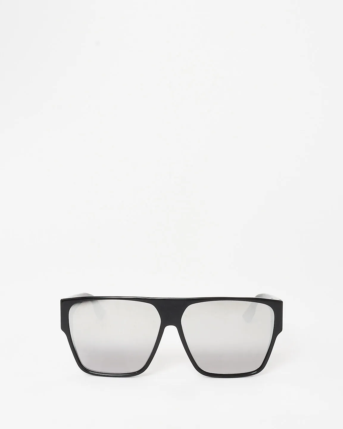 Dior Black Oversized Mirror Hit 8070T Gradient Lens Sunglasses