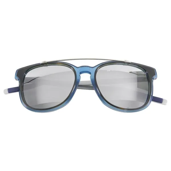 Dior Homme Black Tie 211S Clear Blue and Aluminum Sunglasses