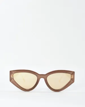Dior Pink & Mirrored CatStyleDior1 Sunglasses