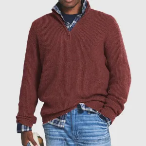 Dirk Cashmere Zip-Up Sweater