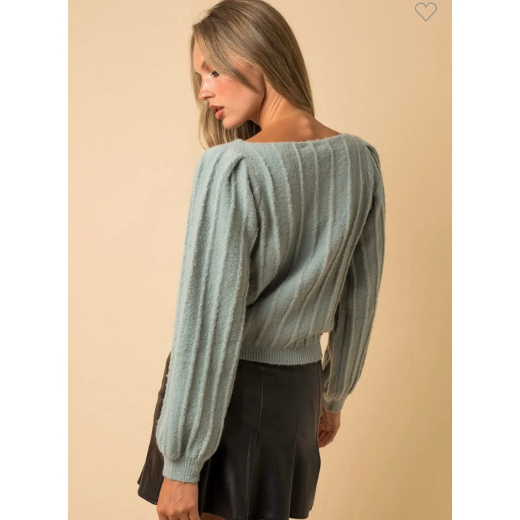 Do You Bubble Sweater - Seafoam