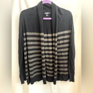 🌟Donna Karan/DKNY black with bronze iridescent stripes