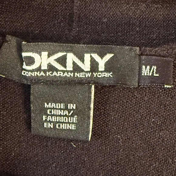 🌟Donna Karan/DKNY black with bronze iridescent stripes