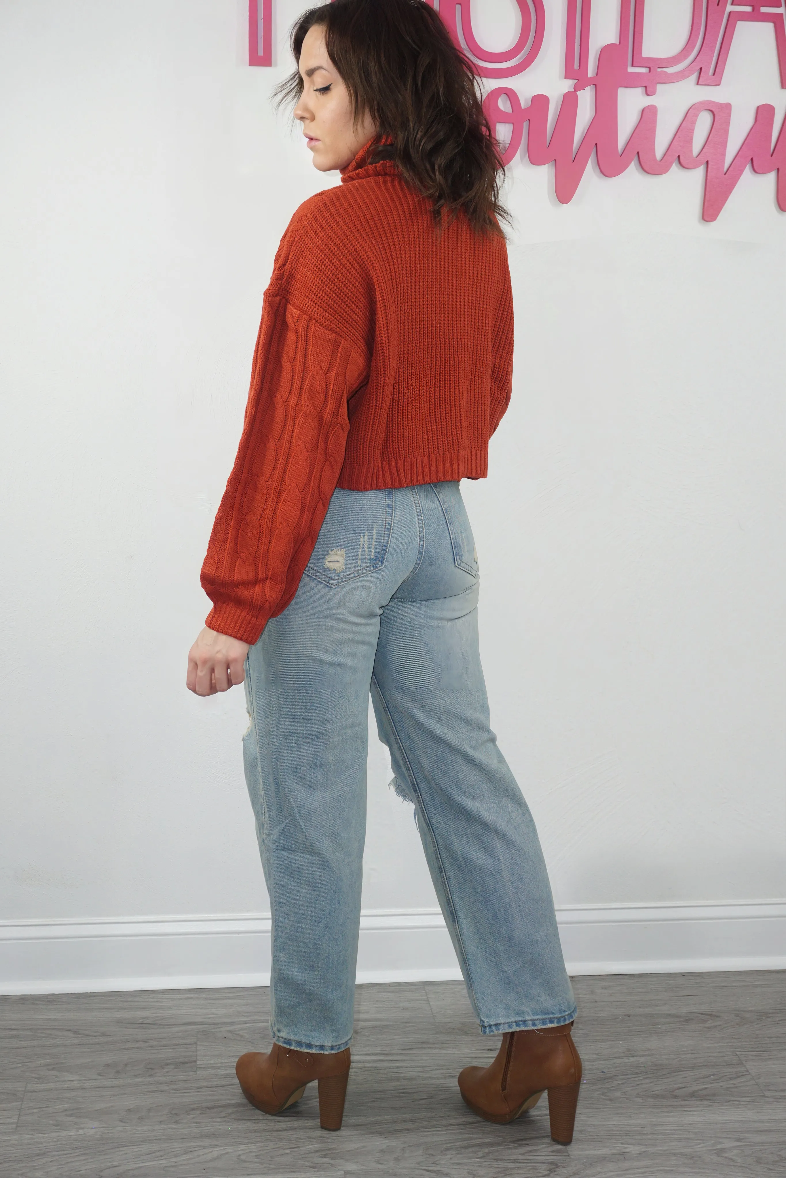 Don't Leave Sweater - FINAL SALE