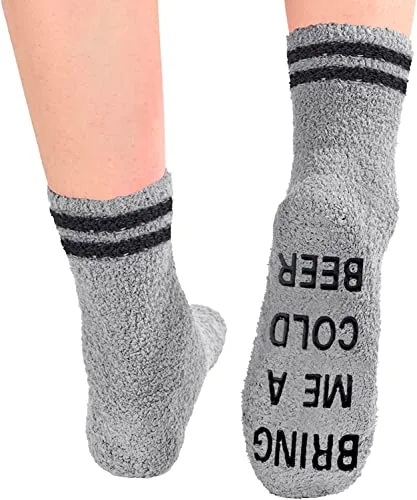 Drinker Holiday Gifts Funny Socks for Man Women If You Can Read This Bring Me a Cold Beer