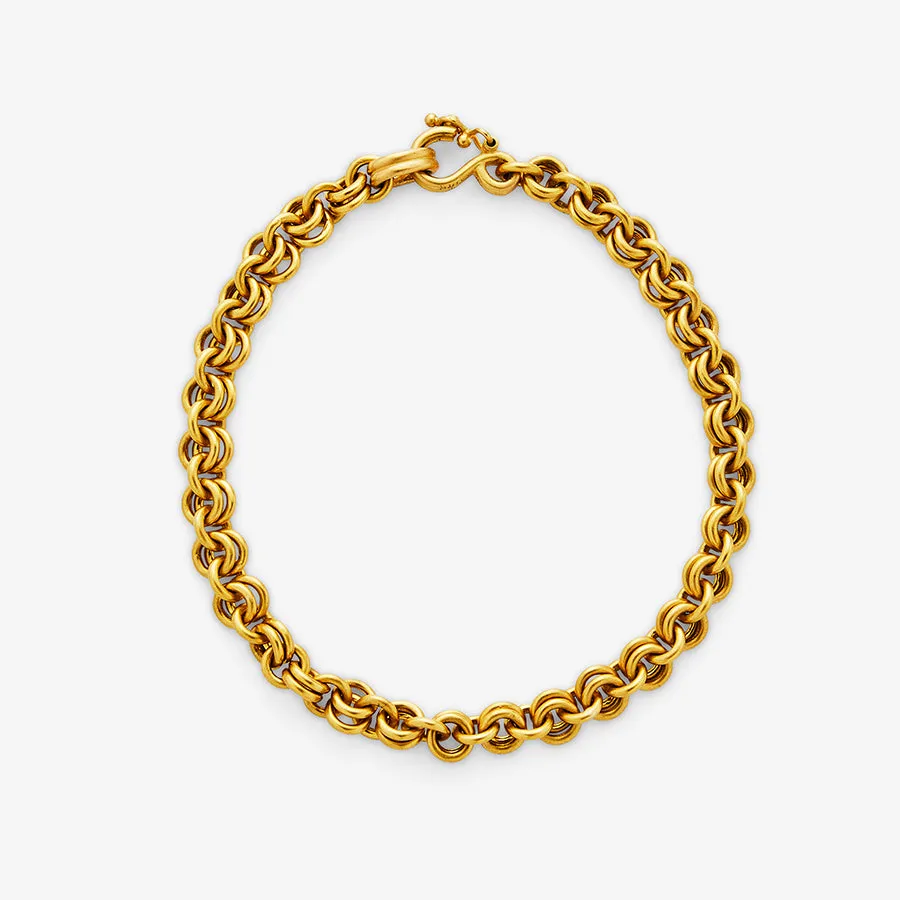 Dyan "Pre Raphaelite" Bracelet in 20K Peach Gold