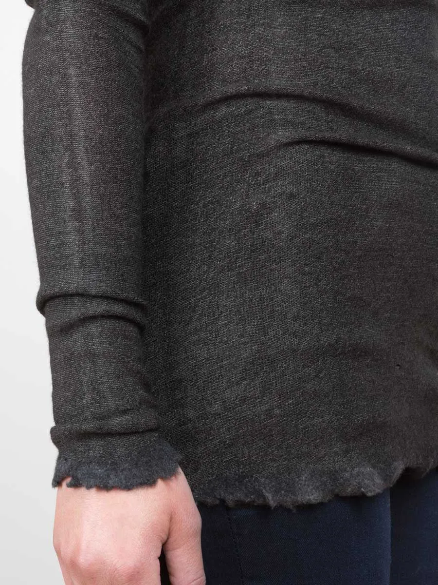 dyed pullover - musk