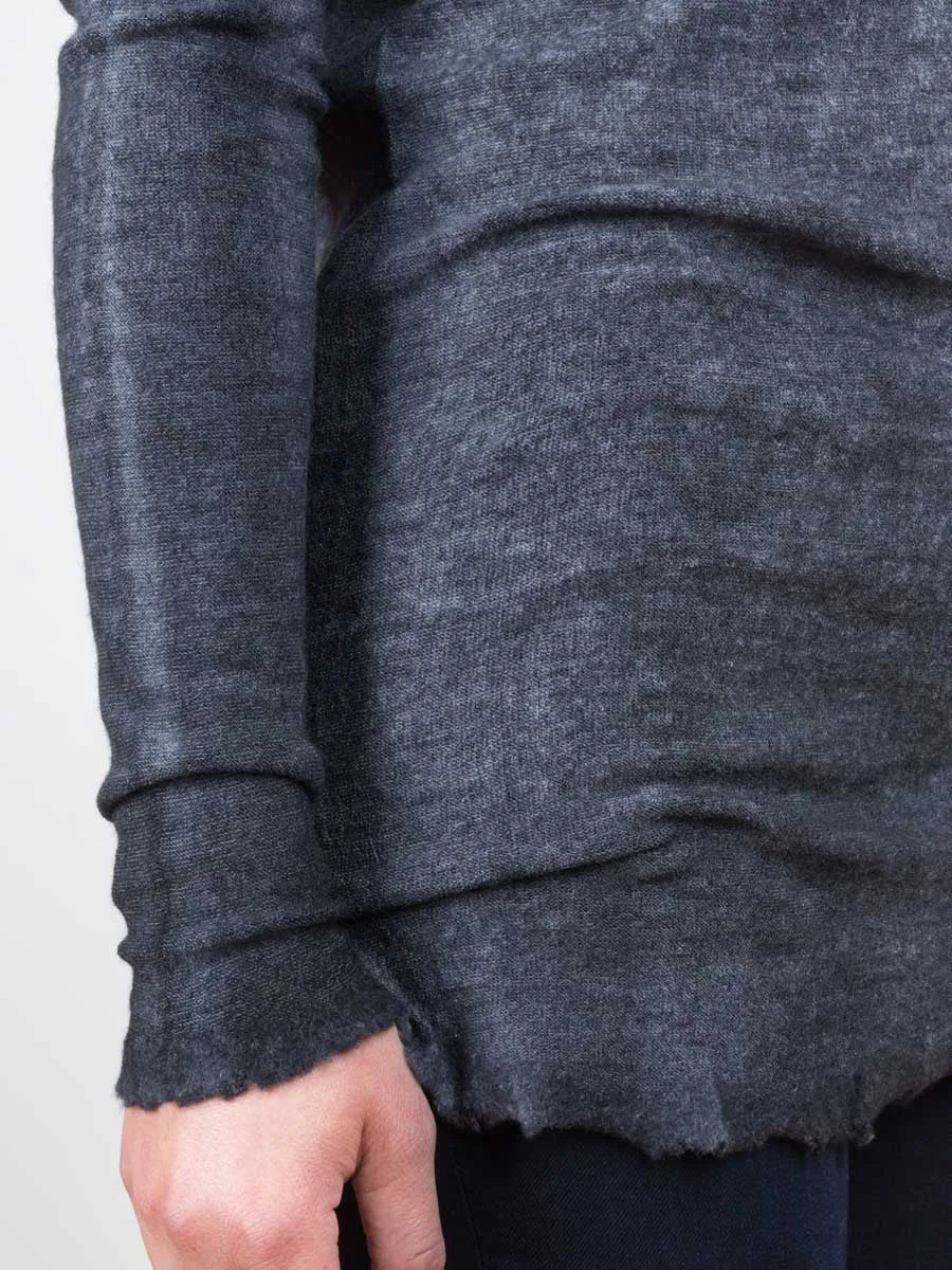 dyed pullover - stone