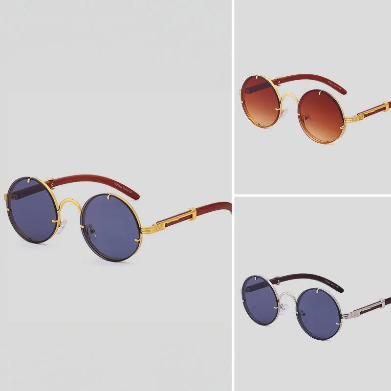 Eclipse Retro Round Sunglasses
