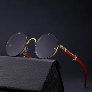 Eclipse Retro Round Sunglasses