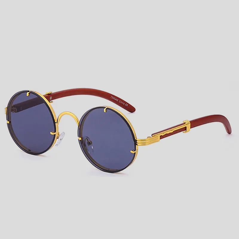 Eclipse Retro Round Sunglasses