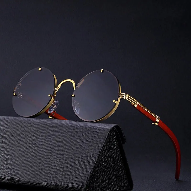 Eclipse Retro Round Sunglasses