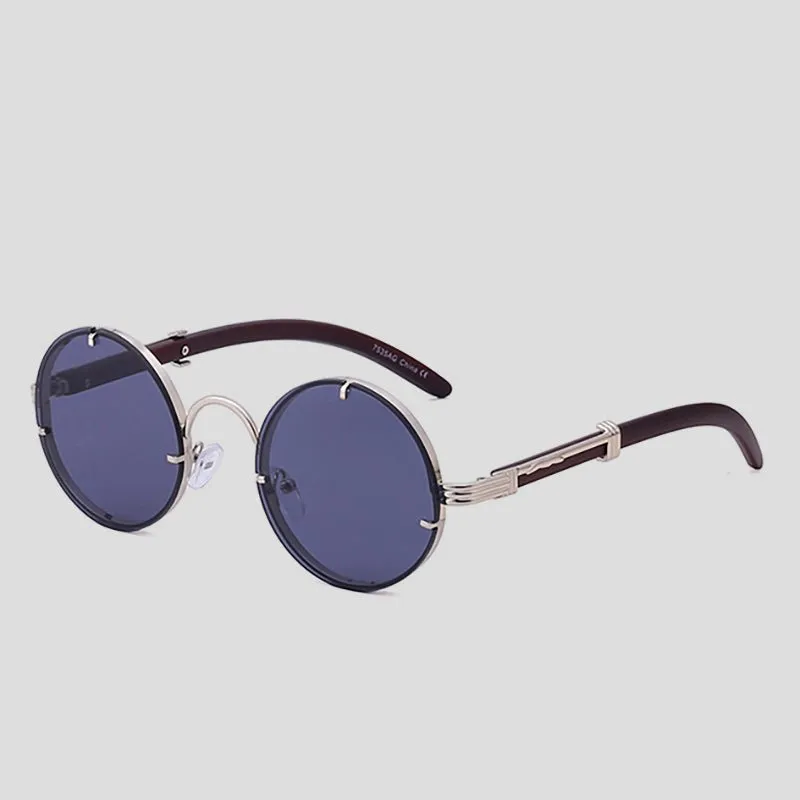 Eclipse Retro Round Sunglasses