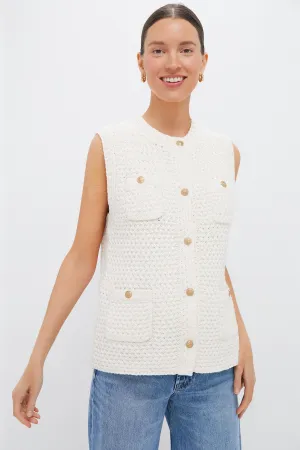 Ecru Elisabeth Sweater Vest