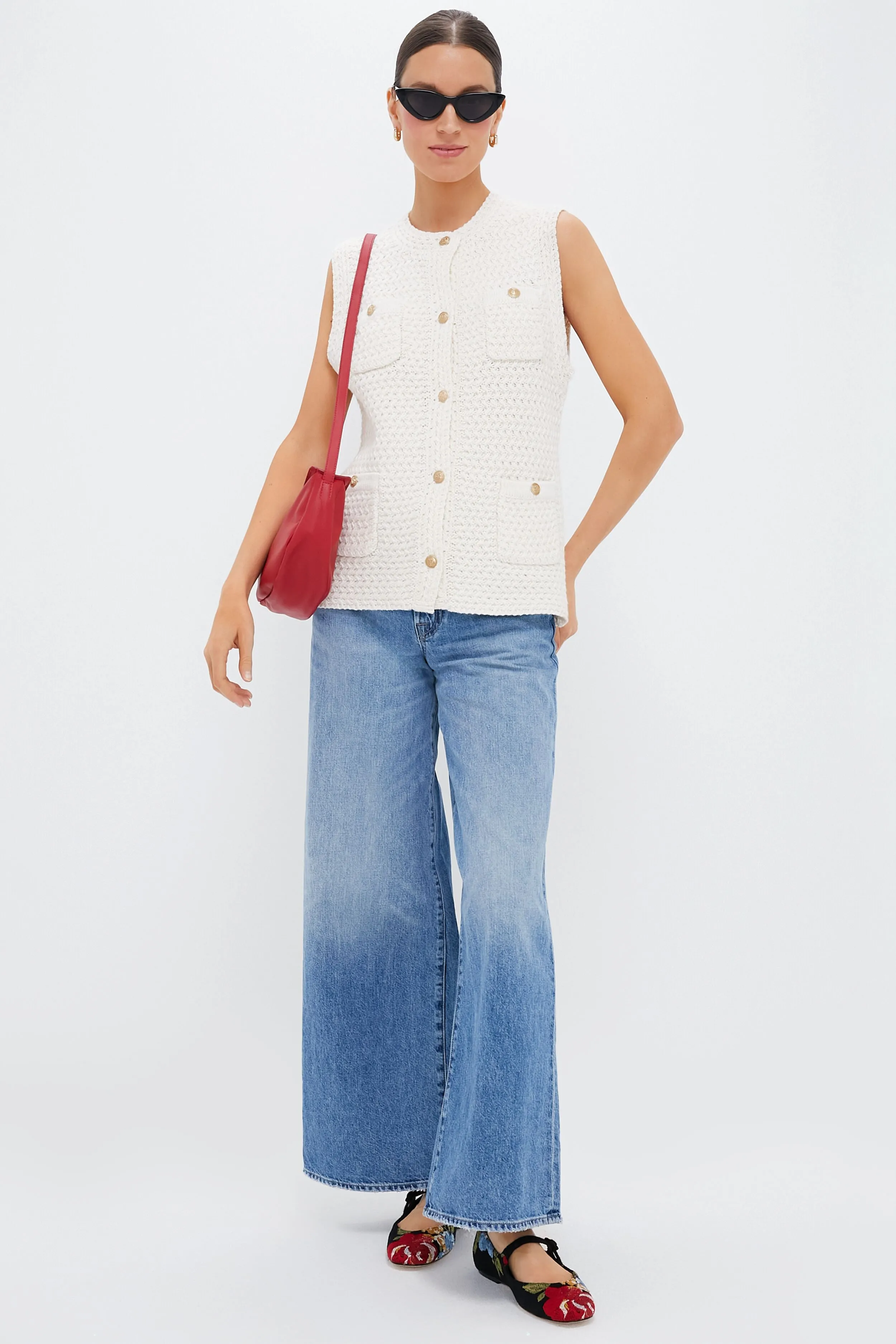 Ecru Elisabeth Sweater Vest