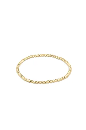 egirl Classic Gold 3mm Bead Bracelet