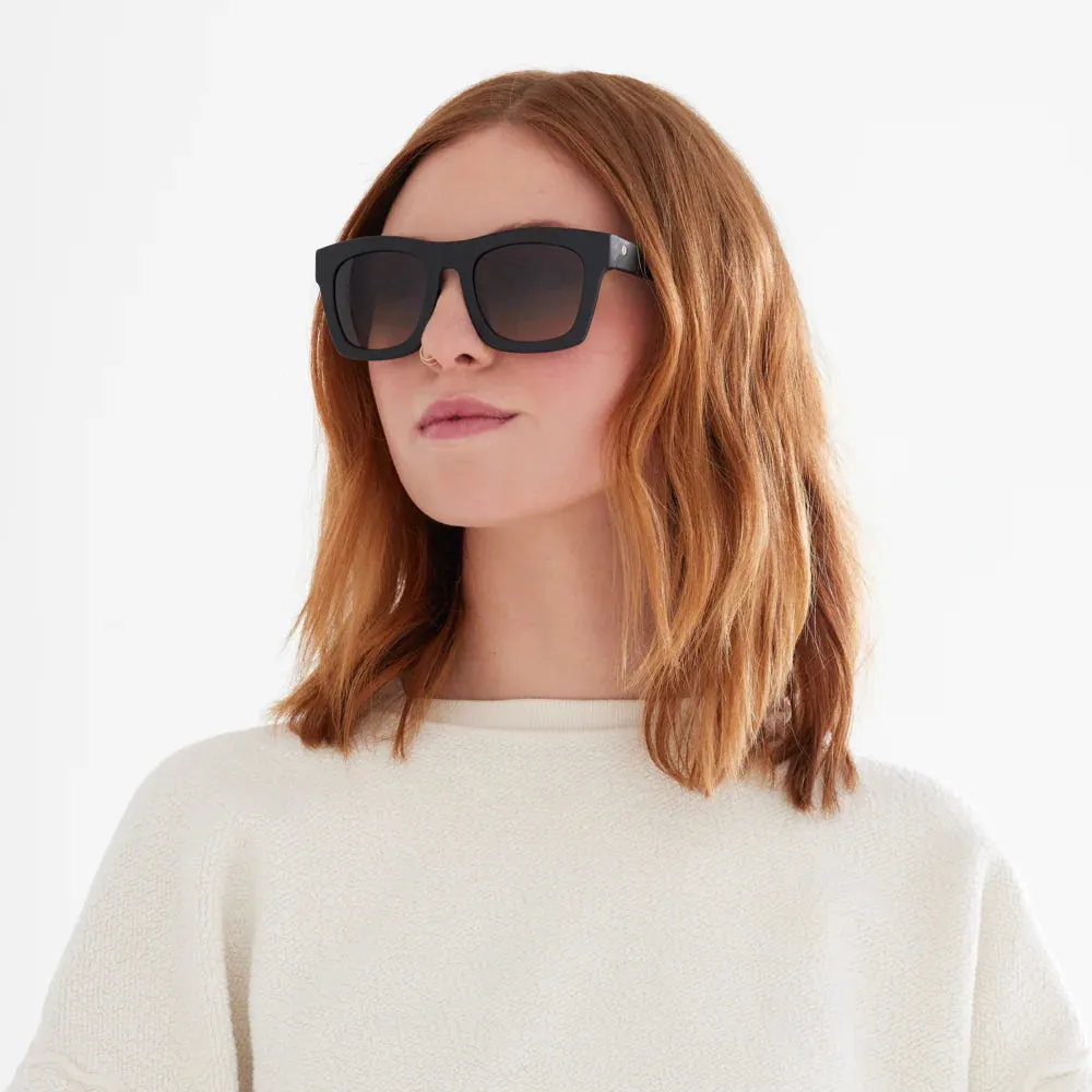 Electric Crasher 53 Sunglasses - Matte Black/Black Gradient