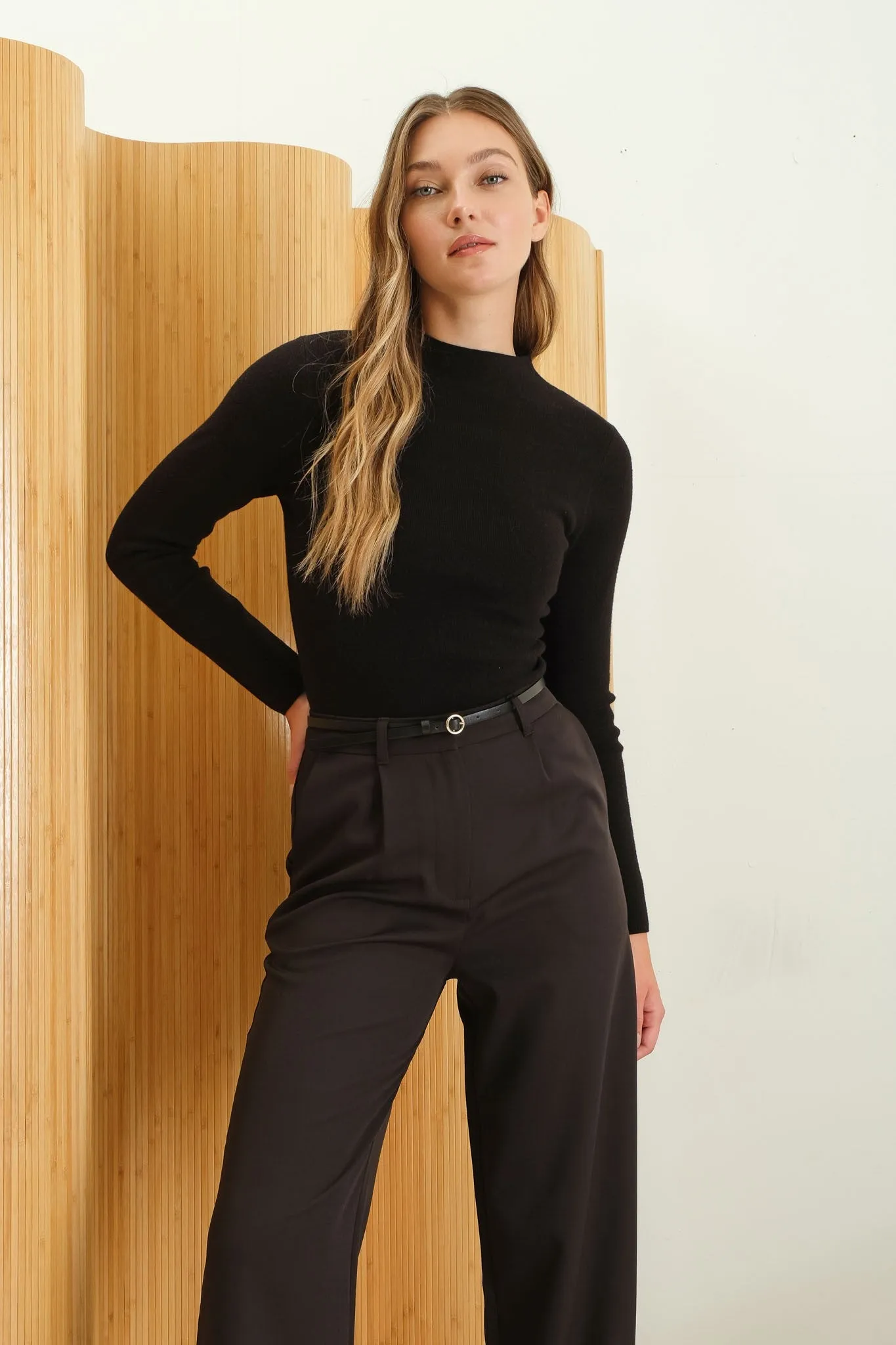 Elizabeth Mock Neck Sweater