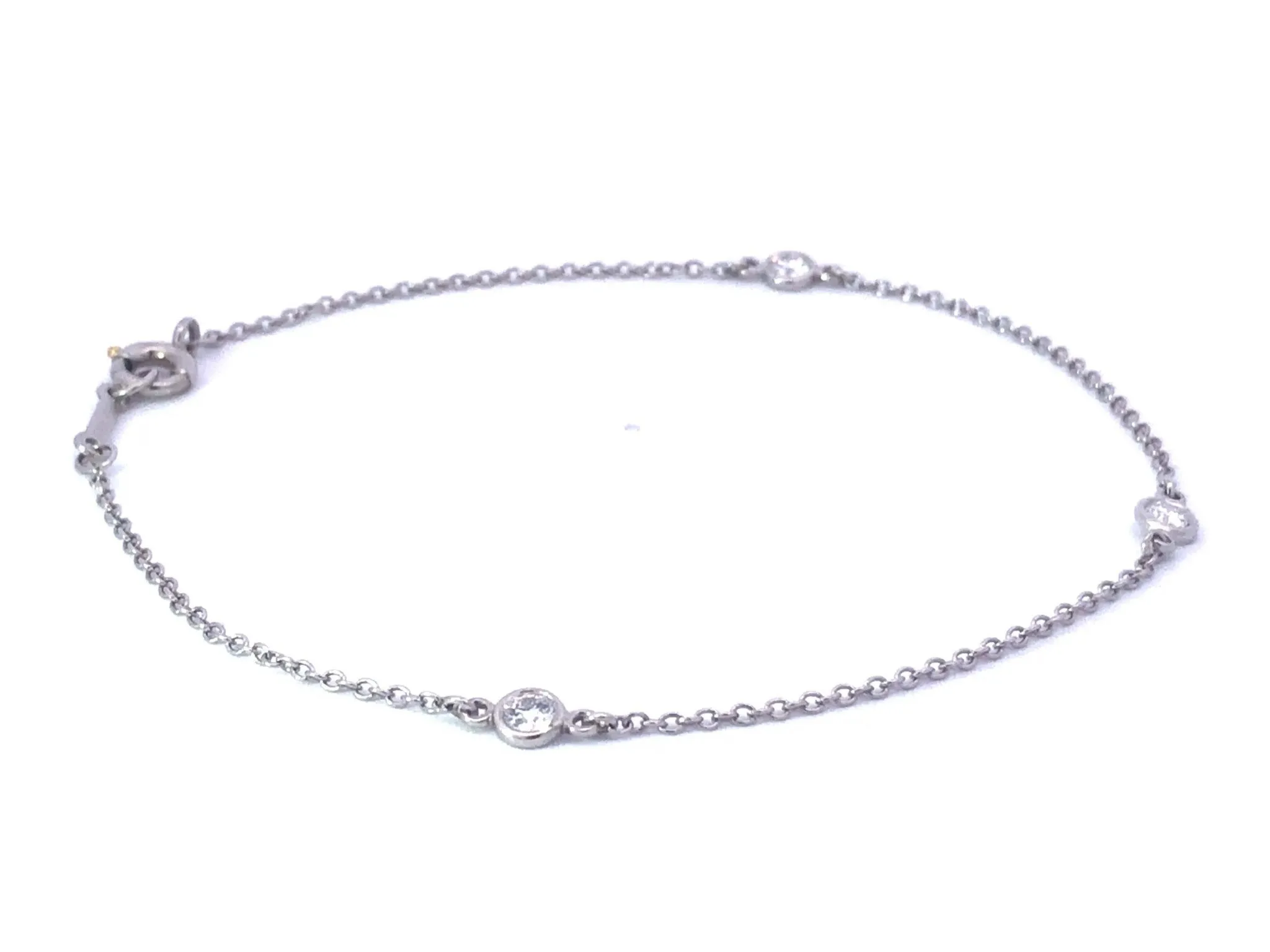 Elsa Peretti Diamonds by the Yard Bracelet in Platinum
