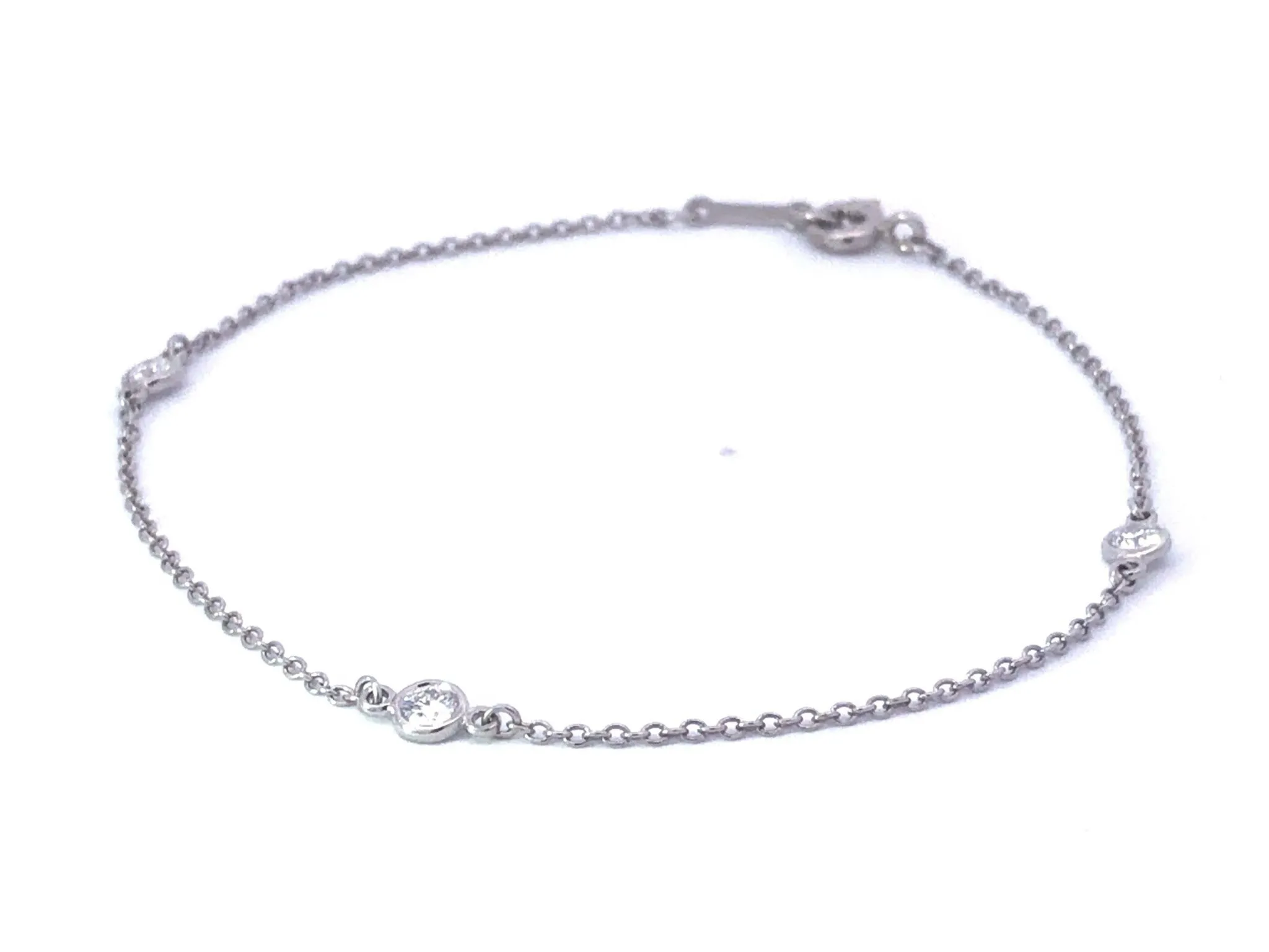 Elsa Peretti Diamonds by the Yard Bracelet in Platinum