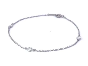 Elsa Peretti Diamonds by the Yard Bracelet in Platinum