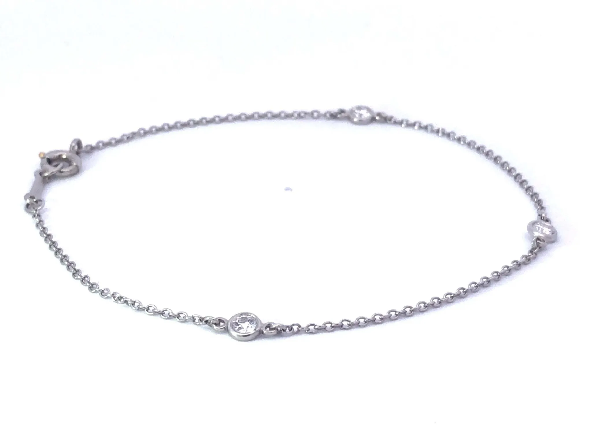Elsa Peretti Diamonds by the Yard Bracelet in Platinum
