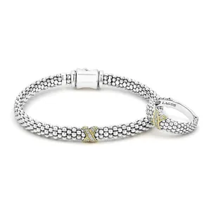 Embrace Two-Tone X Diamond Gift Set