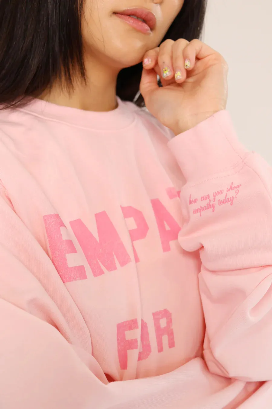 Empathy Is For Lovers Fitted Crewneck