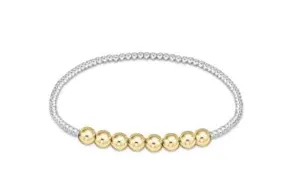 ENewton Classic Beaded Bliss 2.5mm Bead Bracelet - 5mm - Mixed Metal