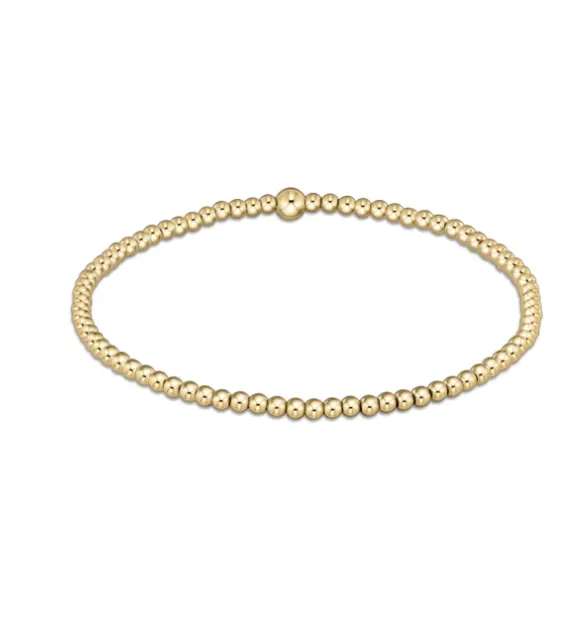 ENewton Classic Gold 2.5mm Bead Bracelet