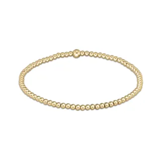 ENewton Classic Gold 2.5mm Bead Bracelet