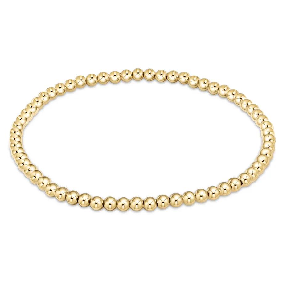enewton Classic Gold 3mm Bead Bracelet