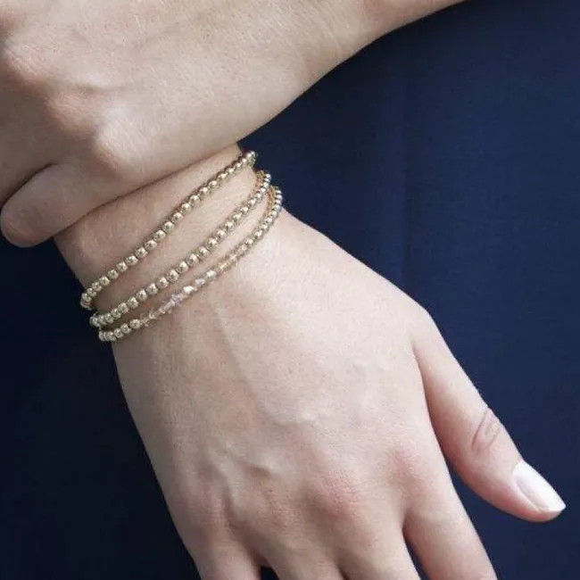 enewton Classic Gold 4mm Bead Bracelet
