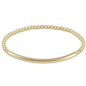 Enewton Extends - Classic BLISS Bar Textured 3mm Bracelet