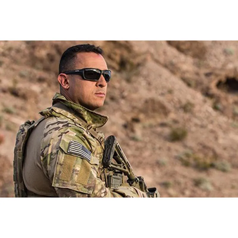 ESS Rollbar Subdued Logo Black Frame Polarized Mil Sunglasses